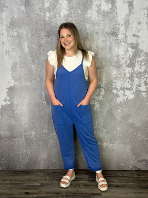 Wash Blue Jumper (Small - 3X)