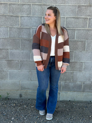 Patchwork Knit Cardigan - FINAL SALE