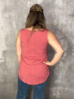 The Tessa Tank - Desert Rose (Small - XL)