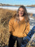 Fleece Lined Bomber Sweatshirt with Hood - Camel