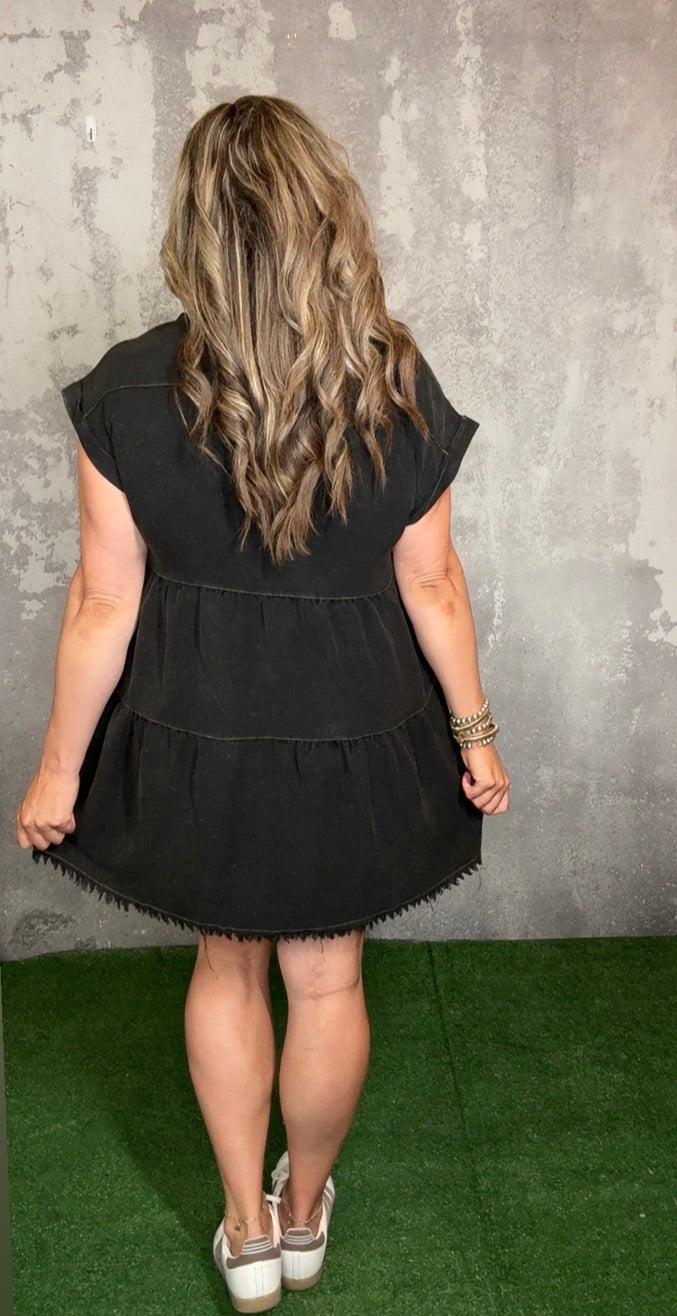 The Scarlett Dress - Black (Small - 2X)