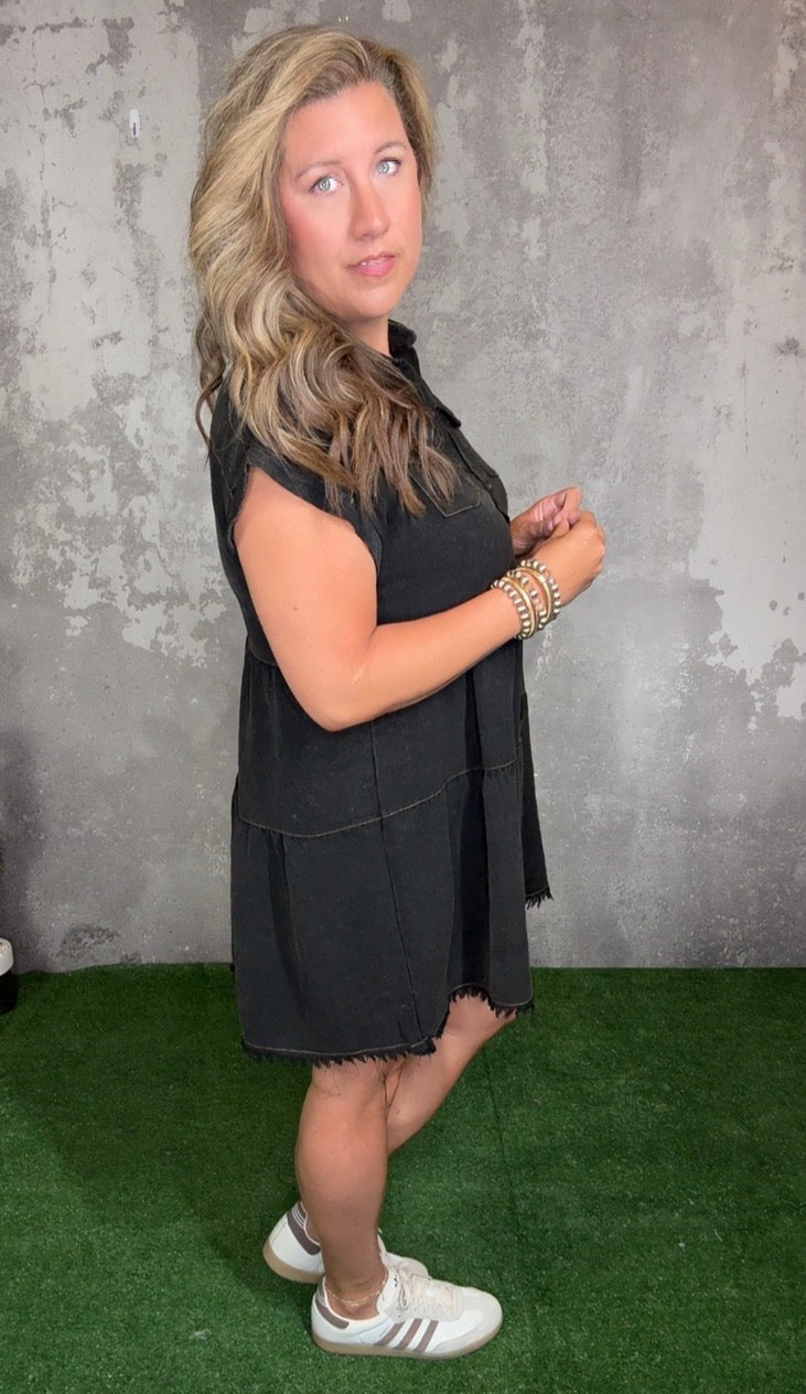 The Scarlett Dress - Black (Small - 2X)