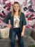 Short Sleeve Loose Knit Teal Cardigan - FINAL SALE