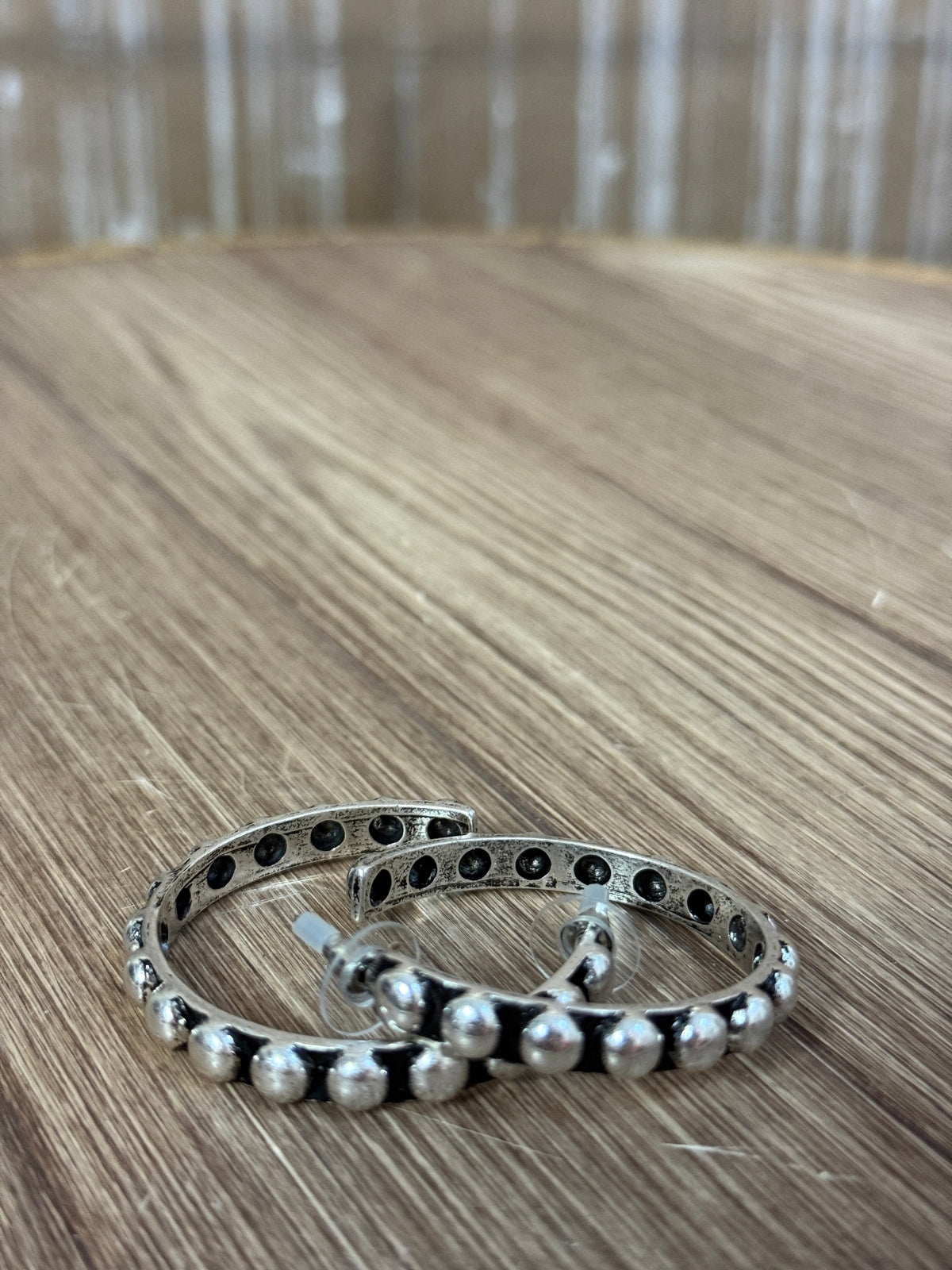 Studded Hoop Earring