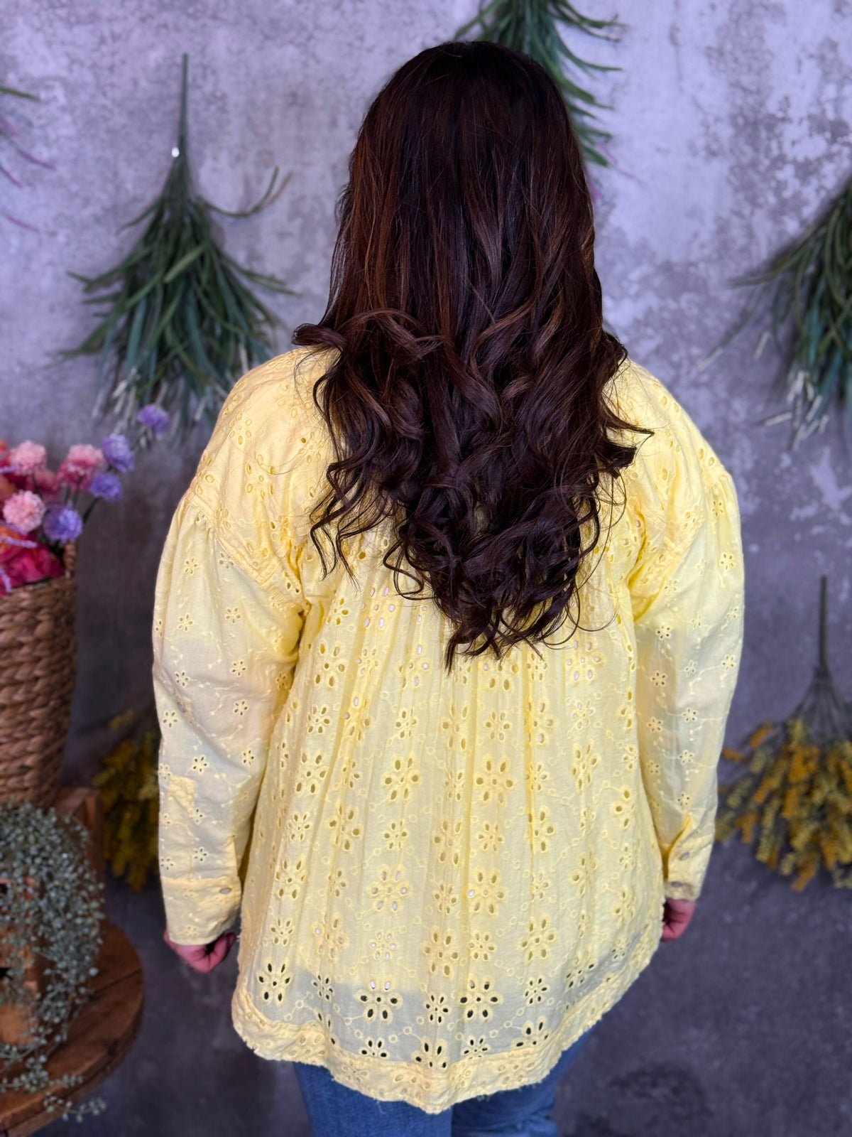 Lemon Lace Blouse