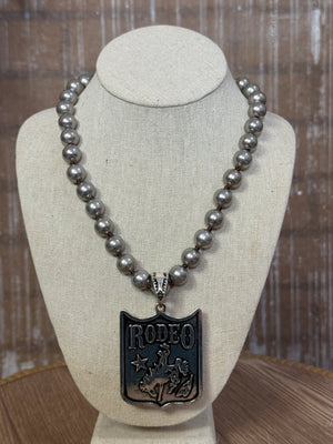 Rodeo Medalion Necklace Version 2