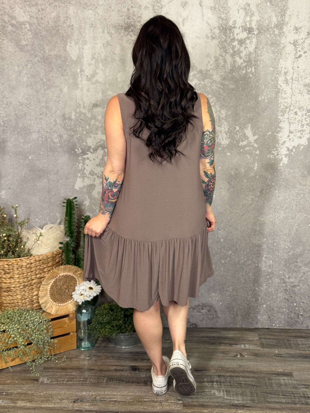 The Wrinkle Free Fairway Dress - Mocha (Small - 3X)