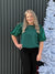 Short Sequin Sleeve Celebrate Top
