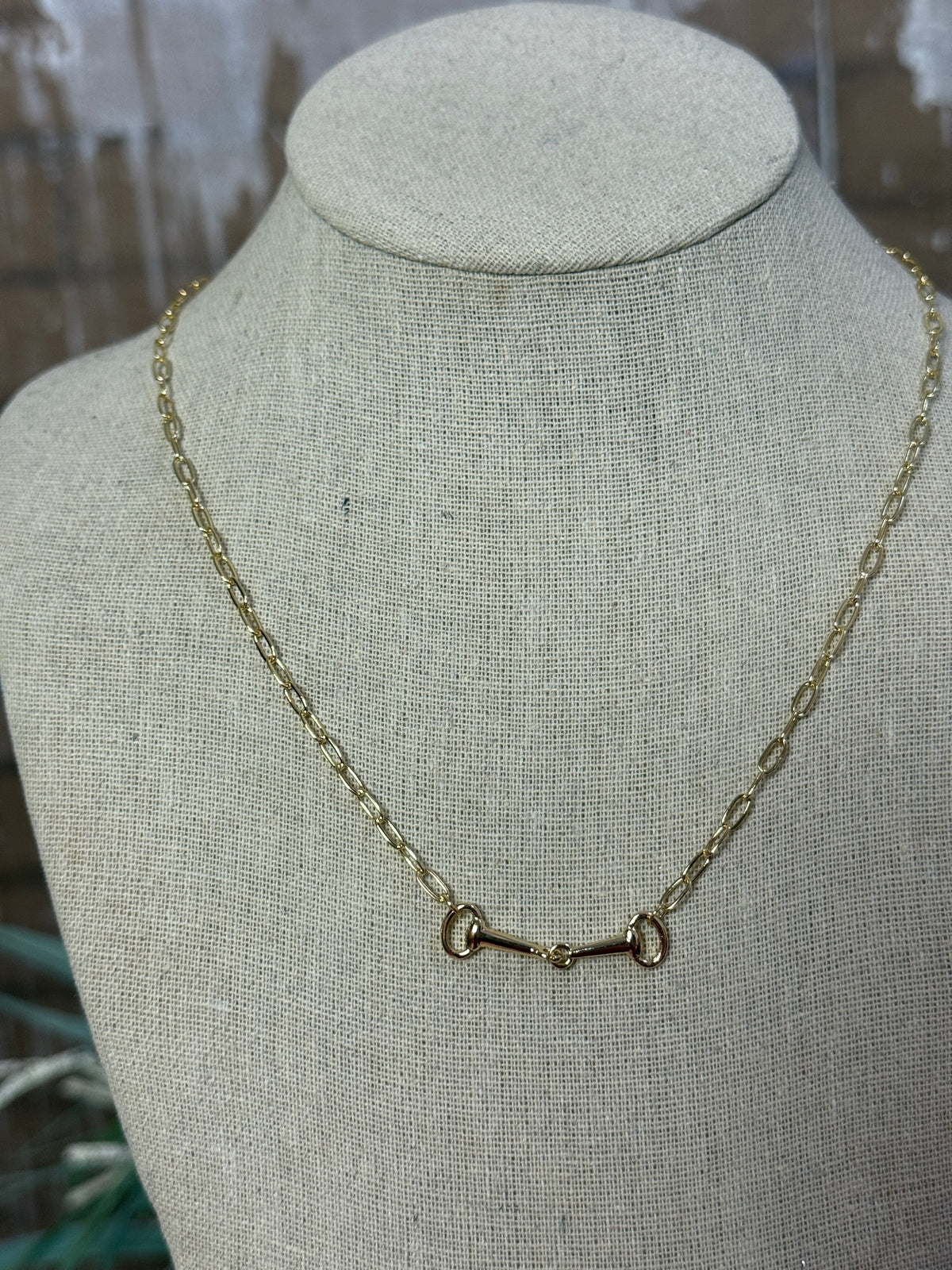 Mini Gold Bit Necklace