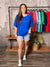 The Blair Basic - Royal Blue (Small - 3X)