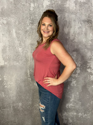 The Tessa Tank - Desert Rose (Small - XL)