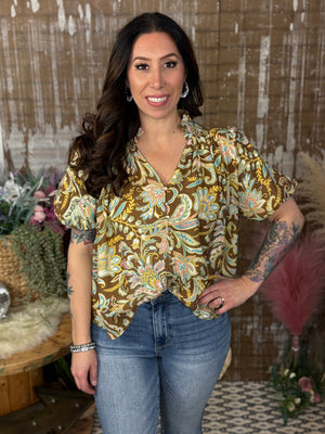 Toffee Pattern Top