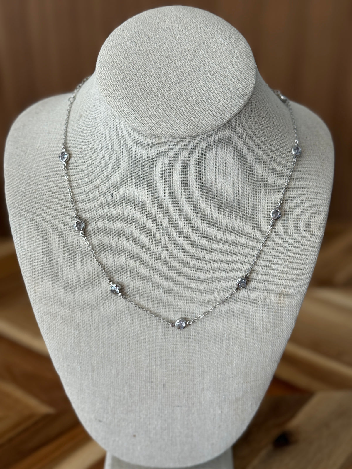 Silver Circle Necklace