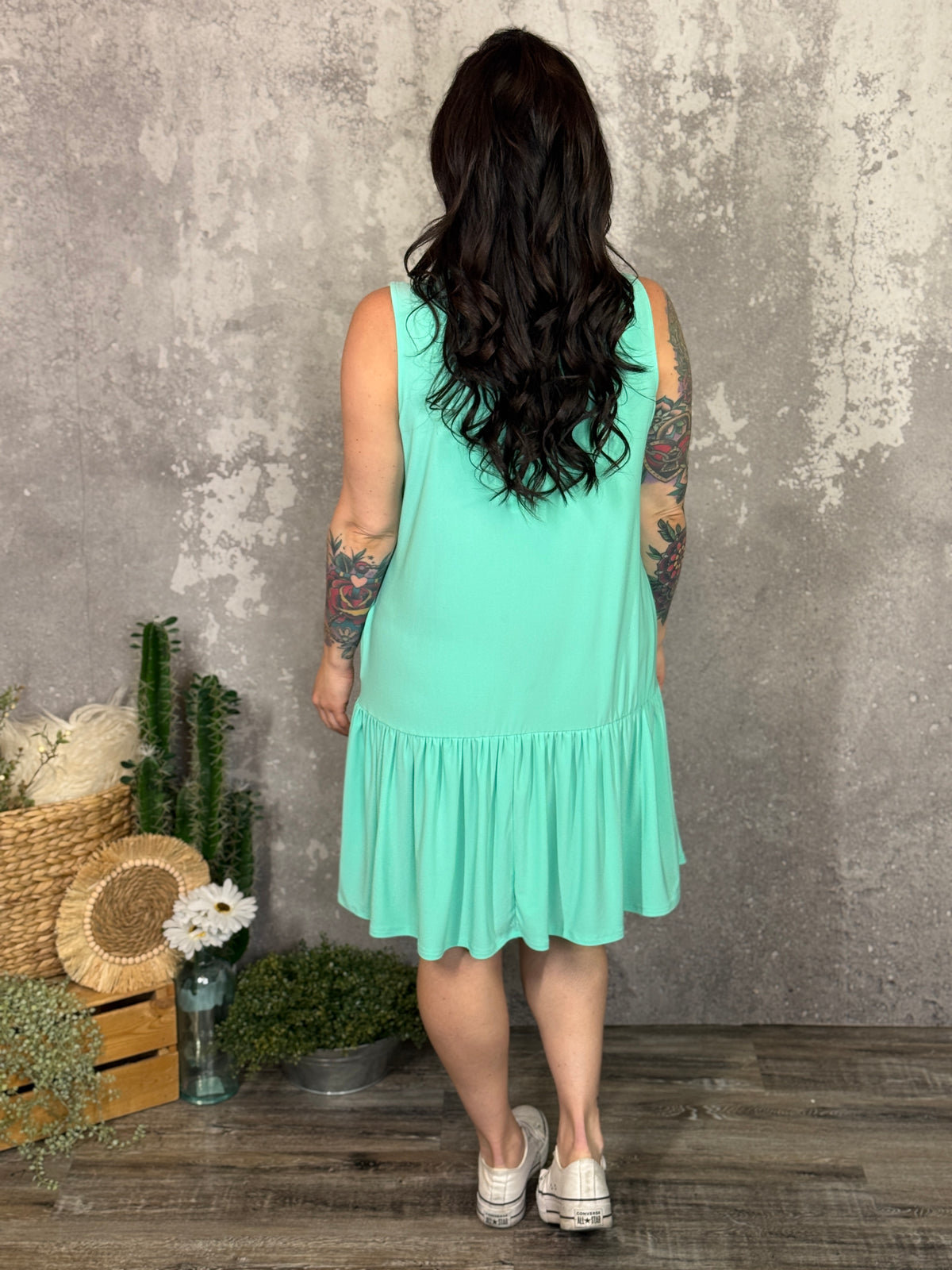 The Wrinkle Free Fairway Dress - Mint (Small - 3X)