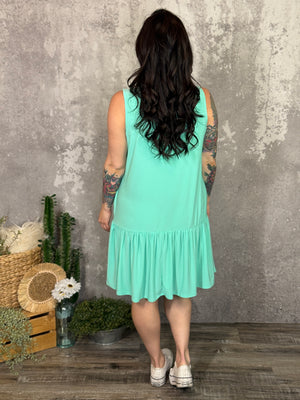 The Wrinkle Free Fairway Dress - Mint (Small - 3X)