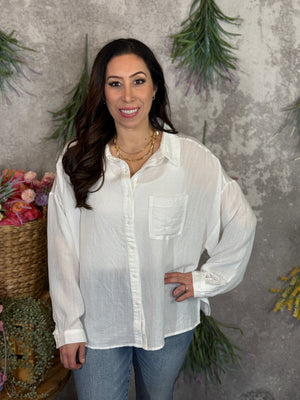 Lightweight White Blouse