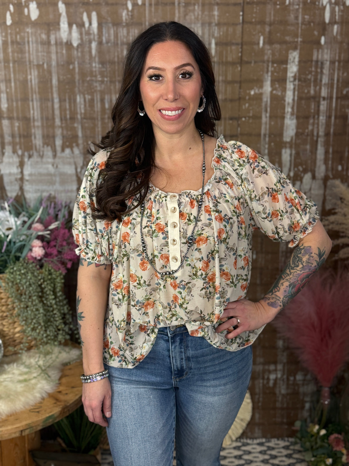 Sweet Tea Top  - (Small - 3X)