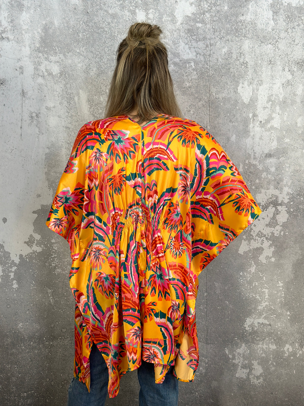 Mango Tango Cinched Waist Kimono - FINAL SALE