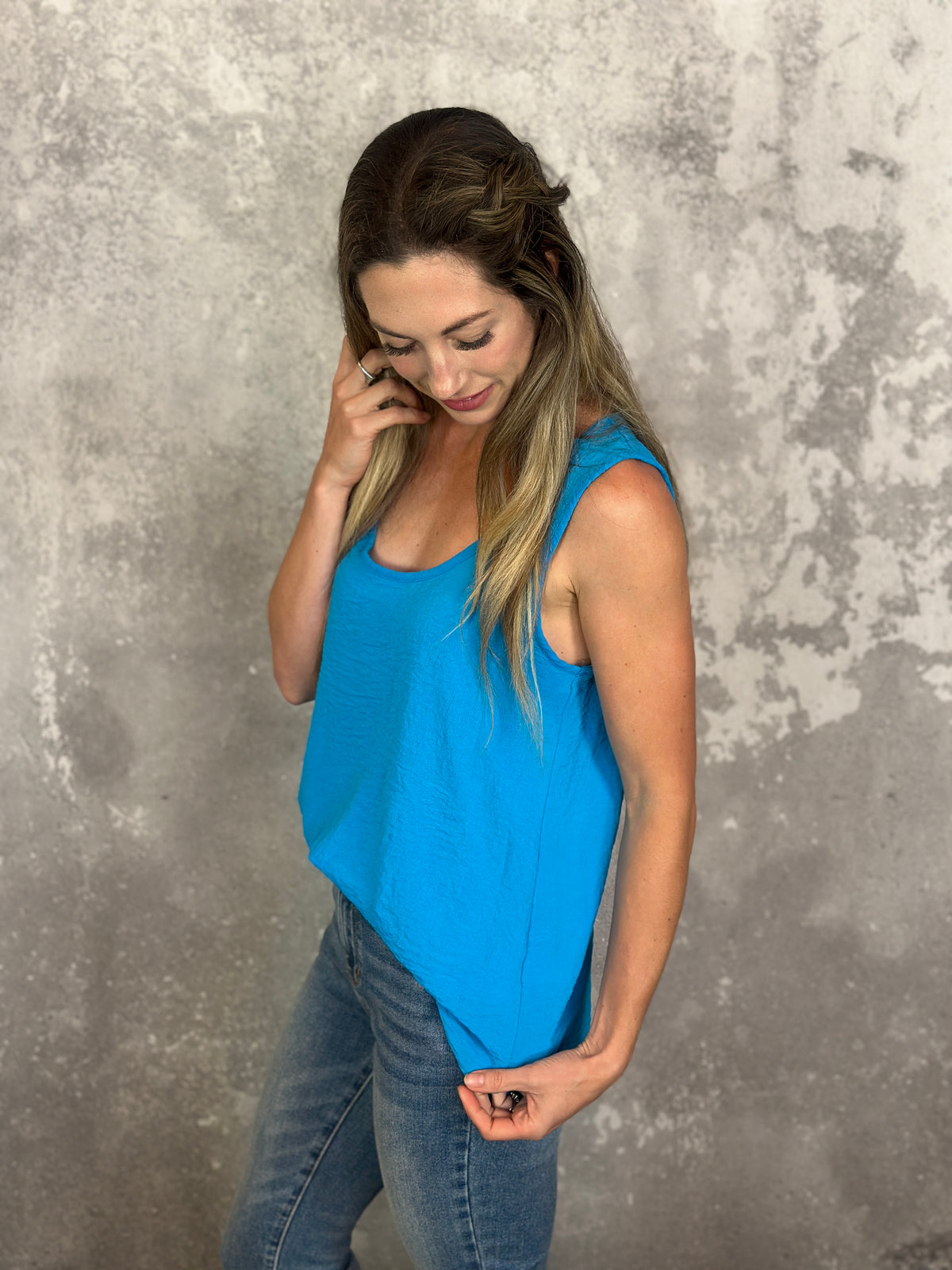 The Alexis Airflow Tank - Surf (Small - 2X)