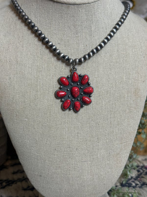 Red Squash Necklace