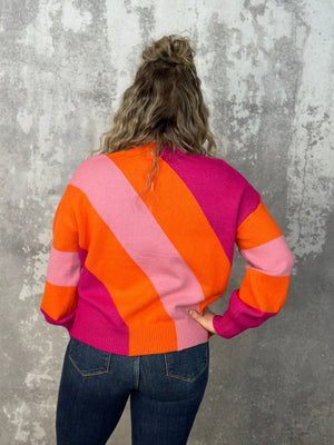 Color Wave Sweater - (Small - 3X) - FINAL SALE