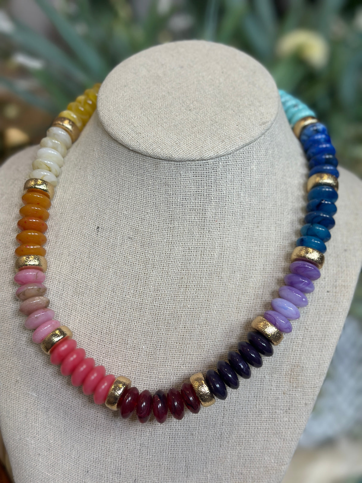 Bold Beaded Multicolor Necklace