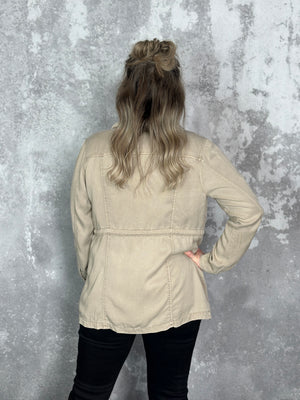 Tencel Jacket - Taupe