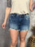 Judy Blue Mid Rise Double Button Shorts (S - 3X)
