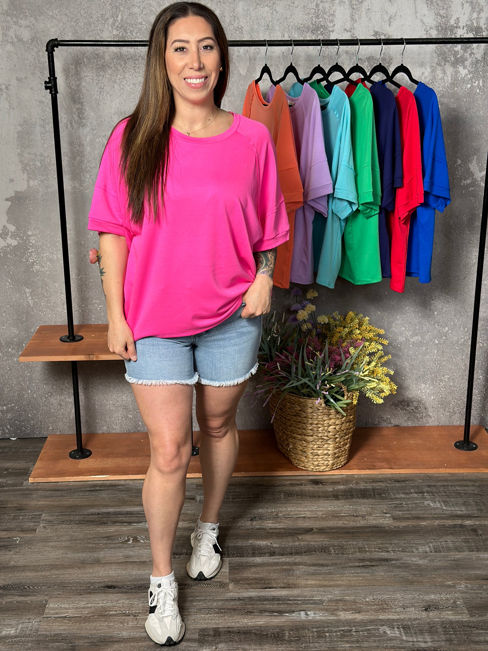 The Blair Basic - Hot Pink (Small - 3X)