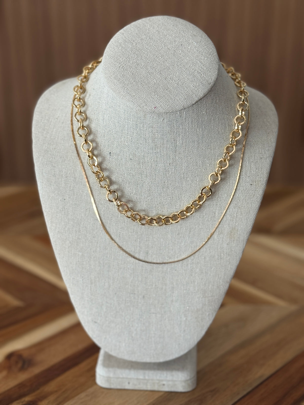 Double Chain Mix Match Necklace