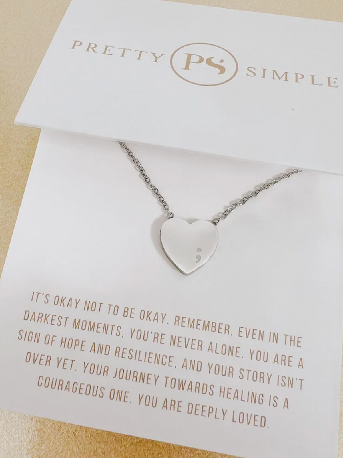 Heart Message Necklaces