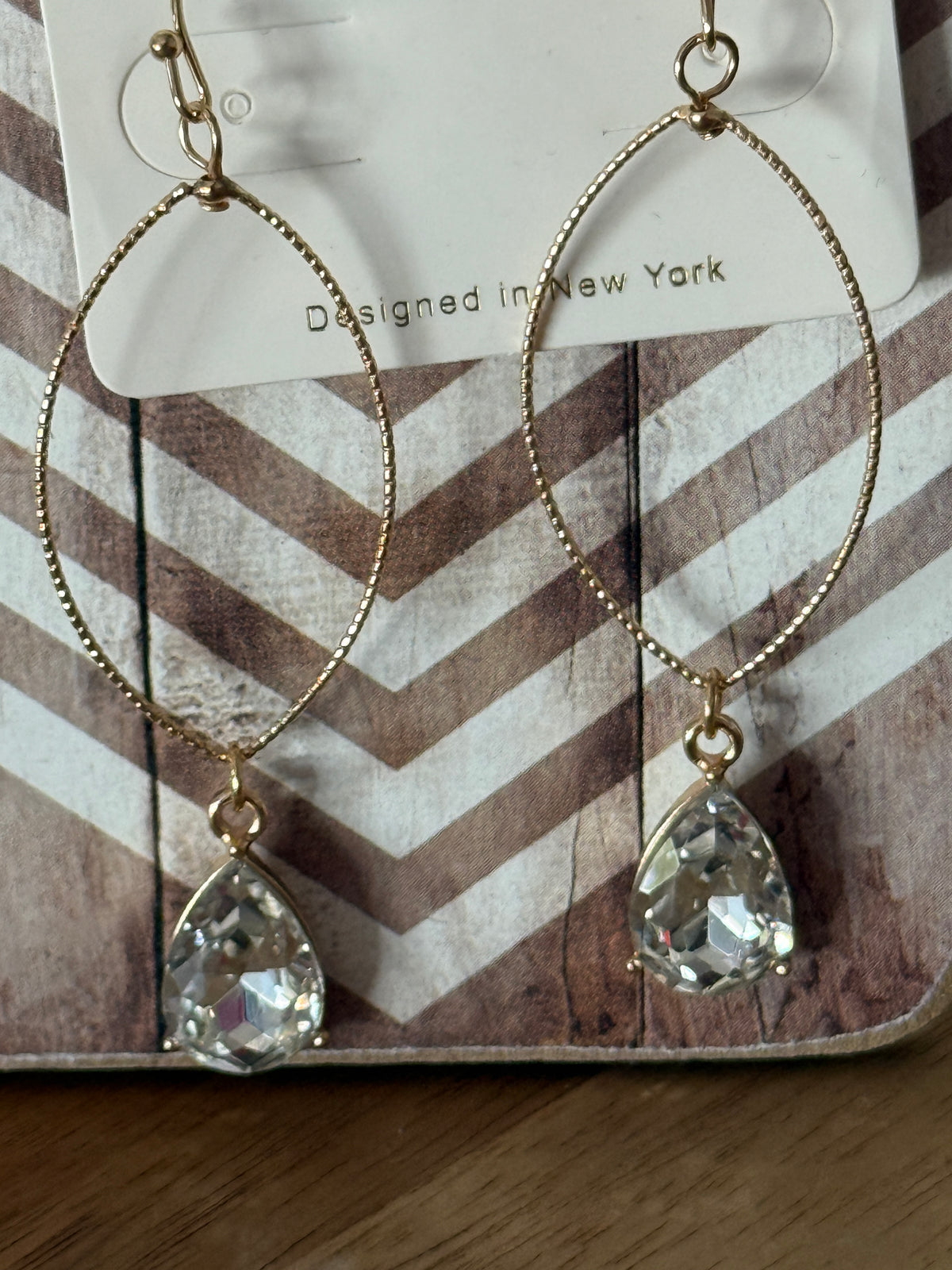 Drop Gold Earring