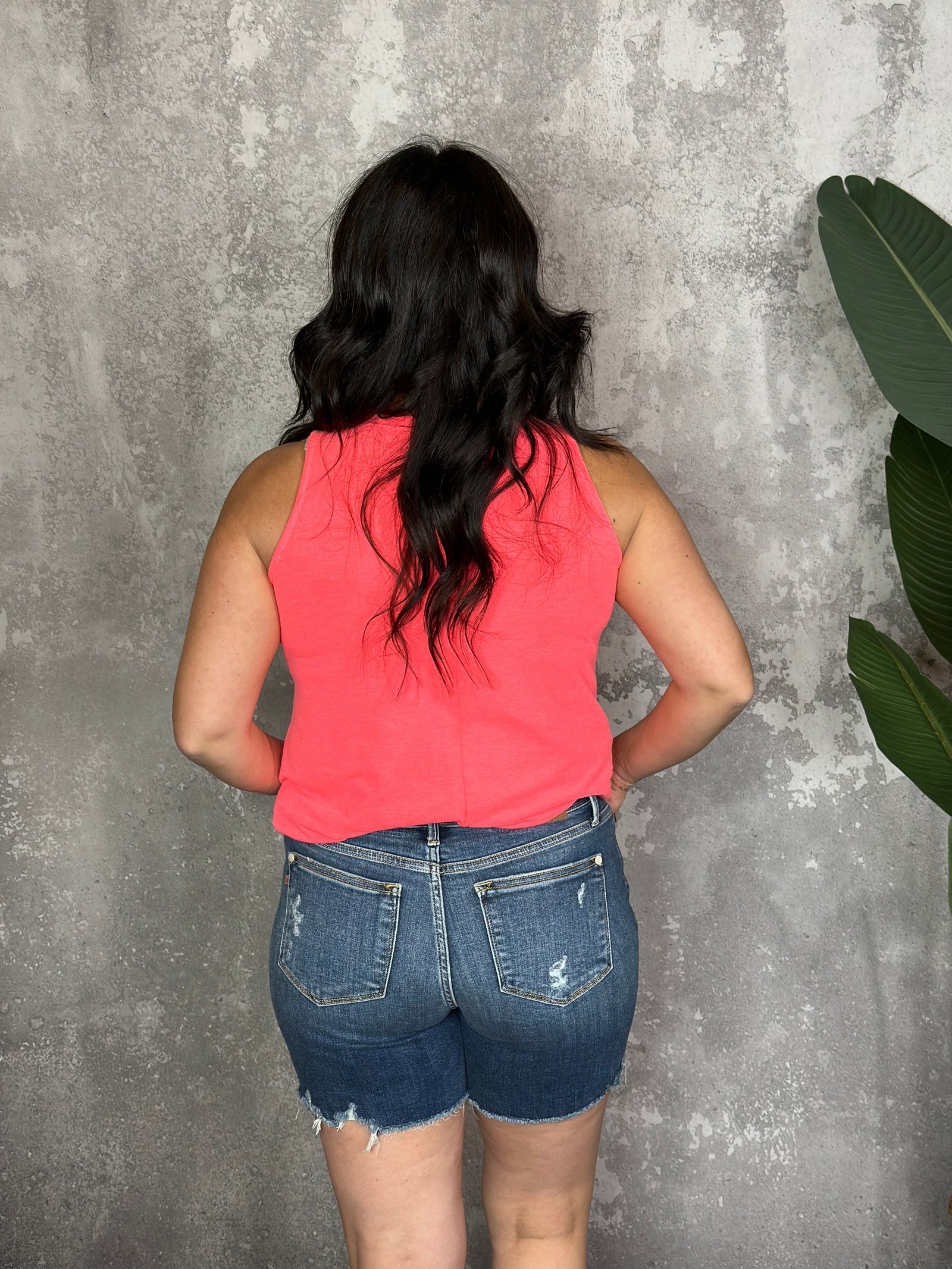 The Alisha Tank - Neon Coral BESTSELLER