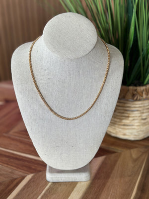 3 Strand Individual Layering Necklace - Gold