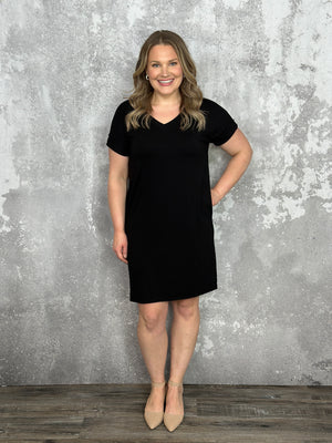 Rolled Sleeve Taylor Dress (Small - 3X)