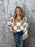 Racetrack Sweater - Tan/White (Small - 3X)