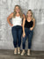 Judy Blue Dark Wash Skinny Fit Tummy Control Jean (sizes 24-24W)