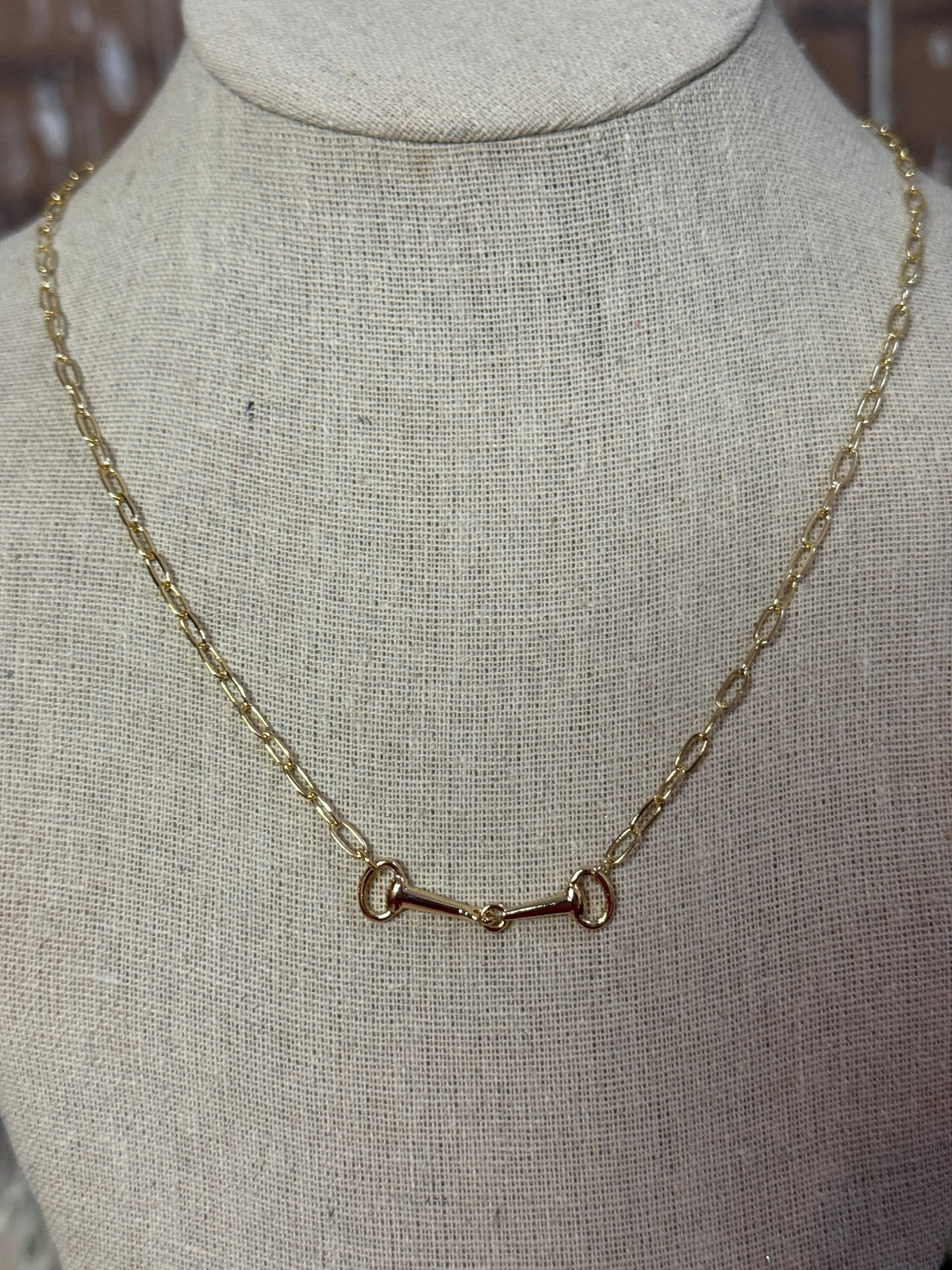 Mini Gold Bit Necklace