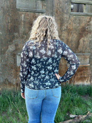 Black Bronc Mesh Top RESTOCK