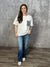 Denim Pocket Tee - White (Small - 3X)