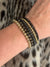 5 Strand Gold/Black Stretch Bracelet
