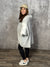 Grey Hooded Cardigan (Small - 3X)