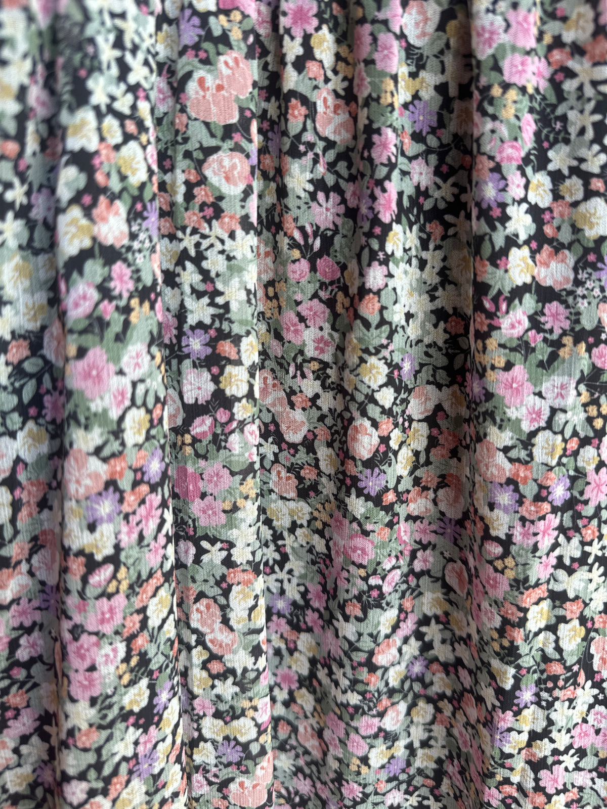 Spring Smocked Floral Field Maxi Dress (Small - 3X)