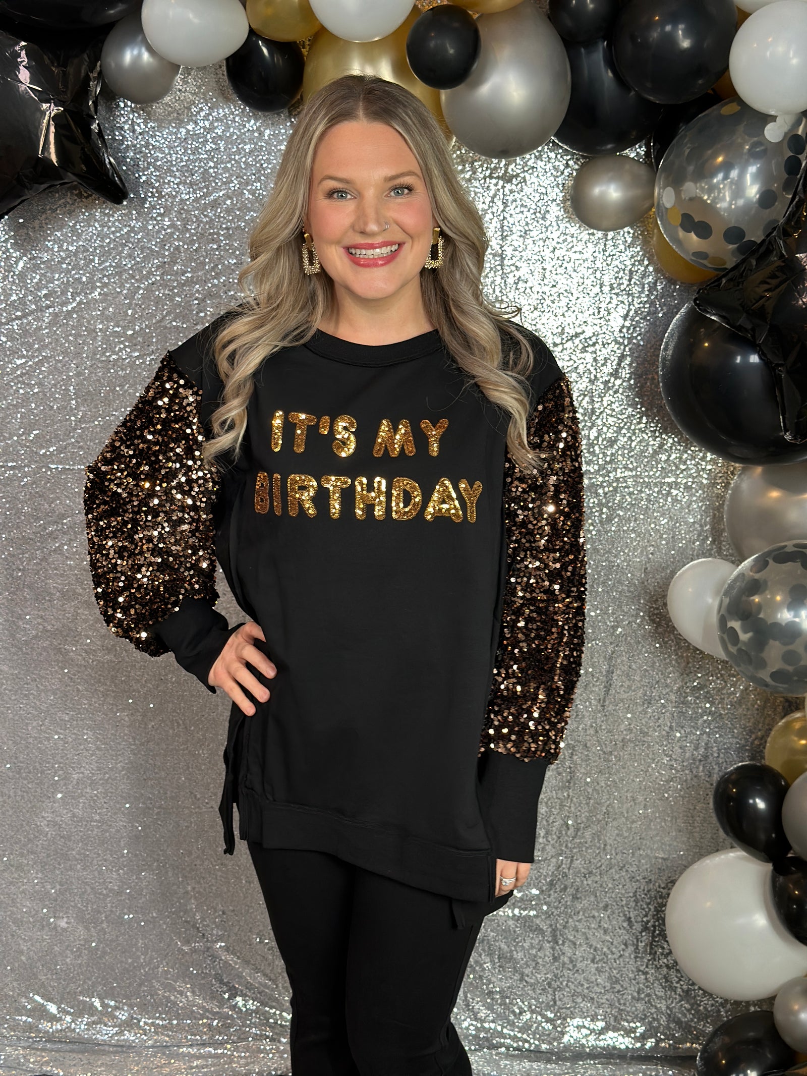 It's My Birthday Sweatshirt - FINAL SALE