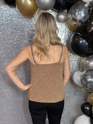 Gold Lurex Tank