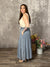 Tencel Denim Tiered Maxi Skirt