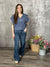 Blue Collared Sweater Vest (Small - 2X)