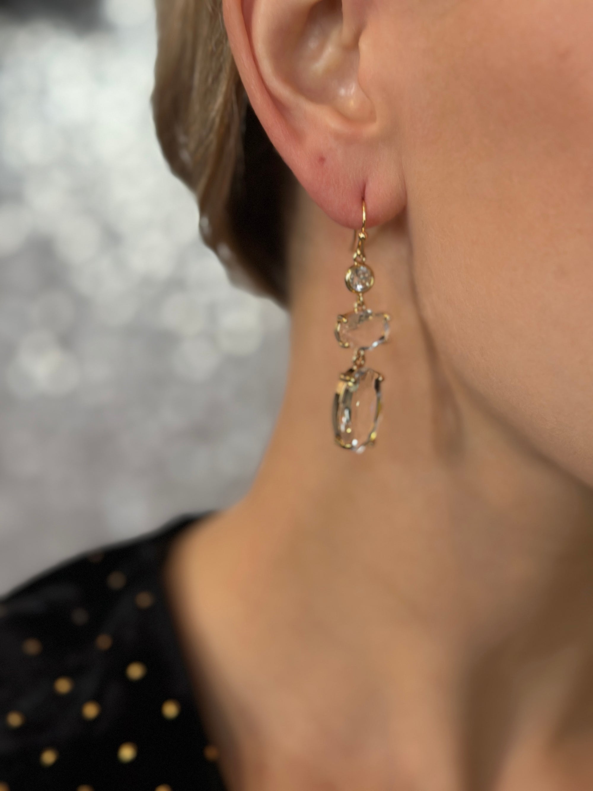 Champagne Sparkle Earring