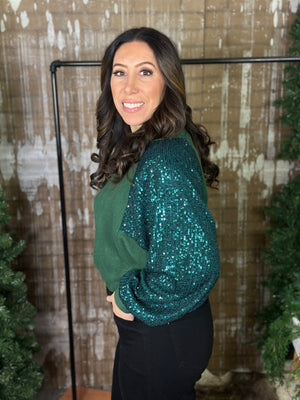 DOORCRASHER - Santa Baby Top - Green -  BESTSELLER - FINAL SALE