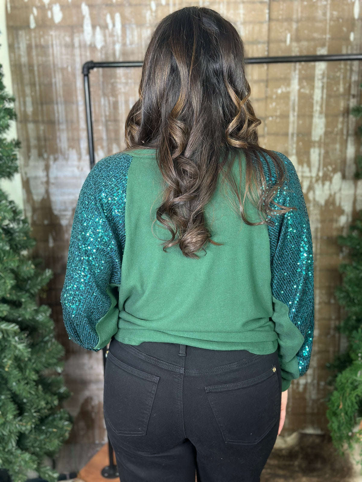 DOORCRASHER - Santa Baby Top - Green -  BESTSELLER - FINAL SALE